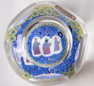 A limited edition Whitefriars glass 'Three Wise Men' Christmas 1976 paperweight, PL502, 5+1 window