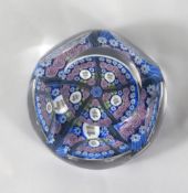 A rare Whitefriars glass American Bi-Centenary 'Five Liberty Bells' PL505 paperweight, 5+1 window-