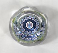 A limited edition Whitefriars glass 'Host of Angels' Christmas 1975 paperweight, PL501, 5+1 window