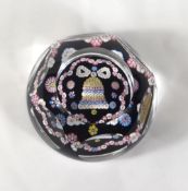 A limited edition Whitefriars glass 'The Christmas Bell' Christmas 1980 paperweight, PL527, 5+1