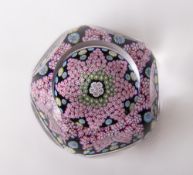 A rare experimental Whitefriars glass PB300 bouquet paperweight, an attractive 'one-off' weight,
