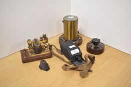 A 1920's Telegraph GPO Standard Type B relay, a GPO Telegraph morse code sounder etc.