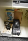 A vintage Sestrel junior compass with box, a L29 Aqualite and a Seafix 2000 Seafarer range.
