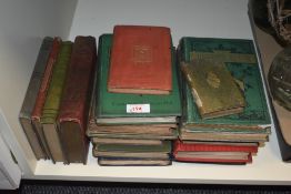 Cloth-bound miscellany. Decorative bindings. Mainly literature and historical interest. (17)
