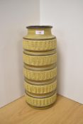 A large vintage West German Pottery Scheurich Keramik vase, 268-40 in brown.