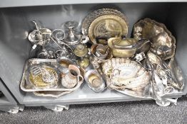 A silver plated wine funnel, of traditional design, lacking inner grill and sold along with a