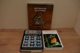 Butterflies. Three titles. Makris, C. - Butterflies of Cyprus. Nicosia: Bank of Cyprus Cultural