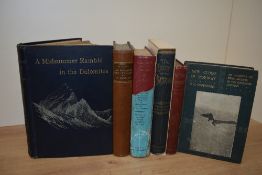 Mountaineering. European interest. Includes: Oppenheim, E. C. - New Climbs in Norway. London: T.