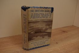 The Observer's Book of Aircraft. 1949 'new' edition. In dust jacket, some loss to extremities. (1)