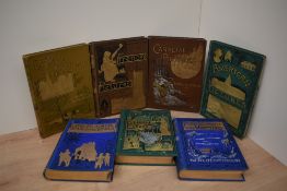 Victorian/Edwardian illustrated selection. Includes; four volumes from the Pictures Drawn with Pen &