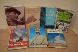 Mountaineering. Classic titles and authors selection. Includes: Bonatti, Walter - On The Heights.