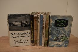 Motoring. Dust jacketed selection. Includes: Prince Chula Chakrabongse - Dick Seaman: Racing