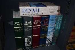 Mountaineering. Omnibus selection. Includes: Tilman, Smythe, Shipton, etc. Hardbacks in dust