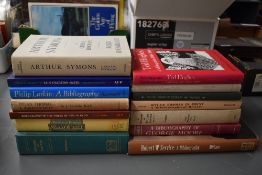 Bibliography. A modern selection. Includes: Dylan Thomas; Ted Hughes; Oscar Wilde; Robert Service;