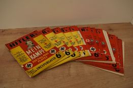 Fascism. Hitler's Mein Kampf. London: Hutchinson, 1939. Illustrated English Language edition in 18