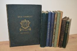 Local History. Kendal. A selection of works about or published in Kendal. Includes; Directories;