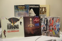 A lot of eleven Rick Wakeman records - keyboard / progressive rock interest
