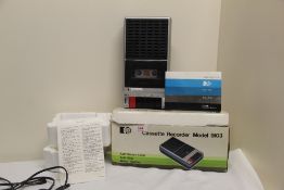 A Pye retro / vintage boxed unused portable cassette player - the cutting edge of cool back in it'