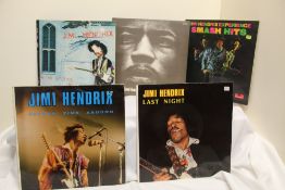 A nine album lot of Jimi Hendrix titles - as in photos