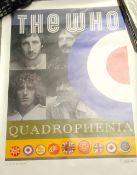 A Who print ' Quadrophenia ' 56 cm x 80 cm heavy card ' can you see the real me - signed - mod