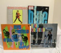 A lot of four albums by Elvis Costello and the Attractions / New Wave interest