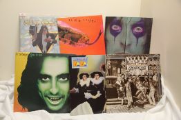 A lot of six Alice Cooper Vinyl Albums - as with the the first fifty lots in this sale , these