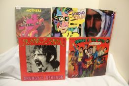 A Frank Zappa lot - eight albums in total - been stored for decades - condition is generally sleeves