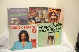 A Frank Zappa lot - eight albums in total - been stored for decades - condition is generally sleeves