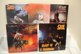 A four album Ozzy Osbourne lot - Black Sabbath / Metal interest