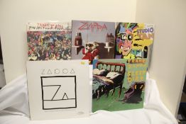 A Frank Zappa lot - eight albums in total - been stored for decades - condition is generally sleeves