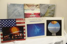 A lot of six records by electronic / ambient pioneers Tangerine Dream