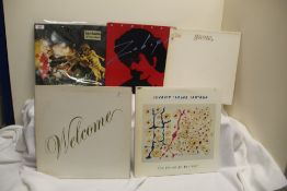 A lot of seven albums by Santana - jazz rock / latin interest