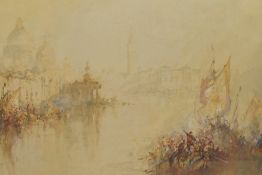 Frank Wasley (1848-1934, British), watercolour, 'St Maria, Venice', signed to the lower left,