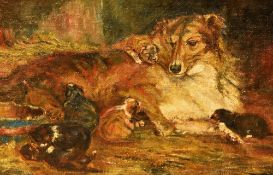 After Robert Alexander (1840-1923, British), oil on board, Two mid-20th Century paintings - 'The