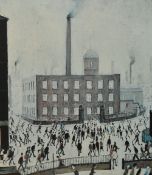 After Laurence Stephen Lowry (1887-1976, British), coloured print, 'The Mill, Early Morning',