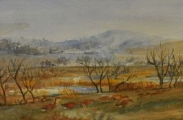 *Local Interest - J.D. Pearce (20th Century), watercolours, Two illustrations of Leighton Moss and a