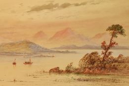 J. Wilson (19th/20th Century, British), watercolours, Two Scottish loch scenes to include 'Loch