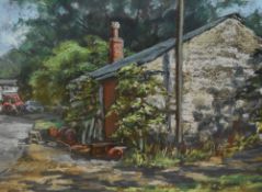 Barry Claughton (20th Century), pastel, 'Malham', signed to the lower left, framed, mounted, and