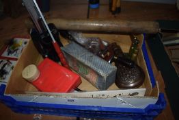 A box containing gun cartridge loading equipment