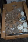 A Wedgwood 'Wild Strawberry' ginger jar, a vintage small glass jelly mould and a selection of