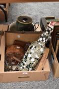 A miscellaneous selection of items including a vintage pair of S.G. Brown hospital type headphones