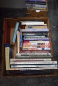 A carton of assorted South American themed books including William Sullivan-The Secret of the