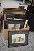19th/20th Century School, monochrome and coloured prints, Views and landmarks in Southampton, to