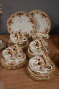 A Coggins & Holt part tea service in 'Star' pattern, comprising of thirty five pieces