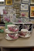 A Victoria and Albert Museum 'V&A' Brompton Rose part tea service comprising of eleven pieces and