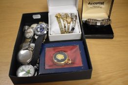 An assortment of wristwatches including Tommy Hilfiger, Seiko, Accurist, Seksy and Constant, sold