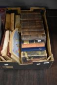 Nine volumes of The Works Of Ms Thackeray including Ms Williamsons Investigations and Blue Beard's
