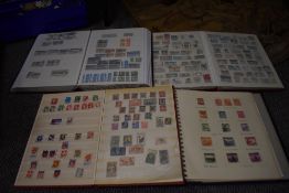An assorted collection of stamp albums and stamps, to include Continental stamps, and others