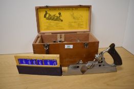 A Record Tools boxed Multiplain No405 with accessories.
