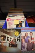 A selection of 120 LP records of mixed genres, to include Dionne Warwick, Jerome Kern, Lynch